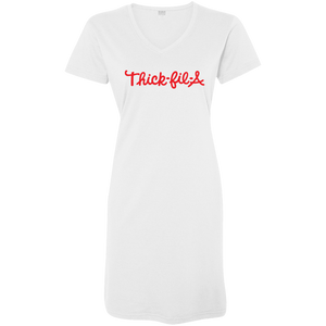 Thick Fil-a Nb - V Neck Tshirt Dress