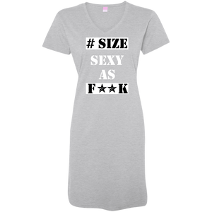 Size Sexy as F - V Neck Tshirt Dress