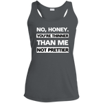 Load image into Gallery viewer, Thinner no Prettier -  Racerback Tank
