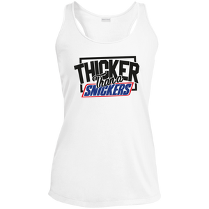 Thicker Thn Snicker -  Racerback Tank