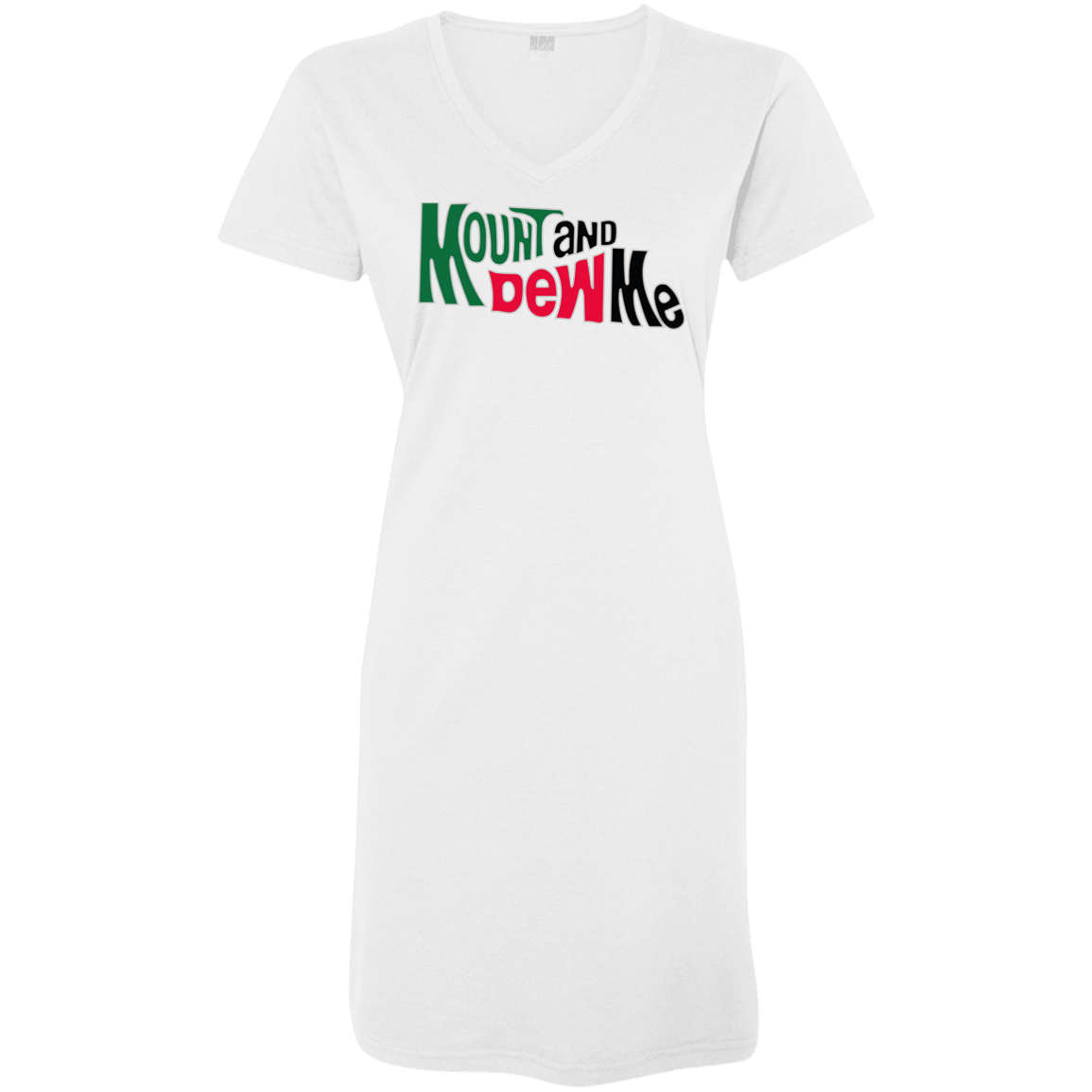 Mount N Dew - V Neck Tshirt Dress