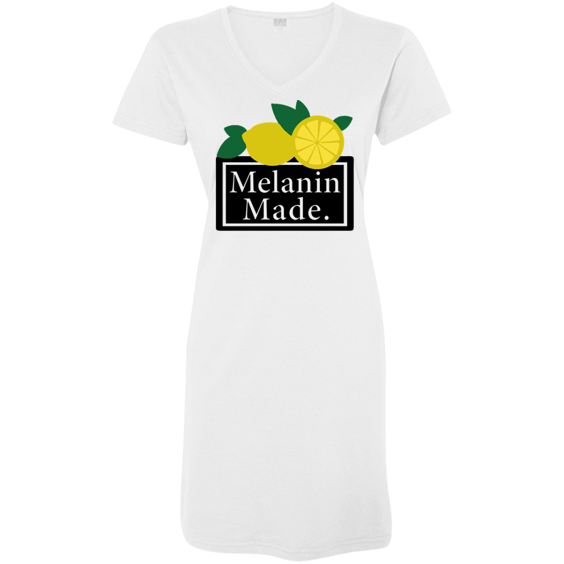 Melanin Made - V Neck Tshirt Dress