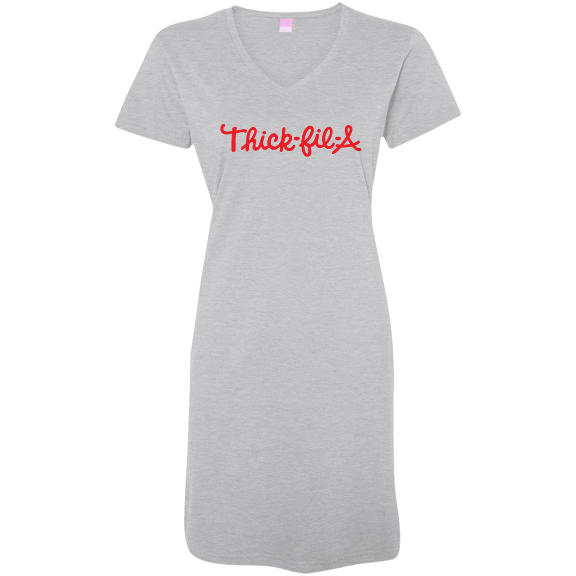 Thick Fil-a Nb - V Neck Tshirt Dress