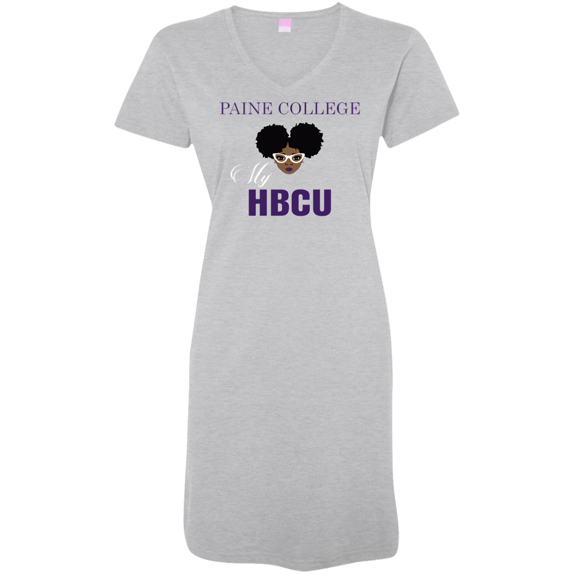 Paine College My HBCU - V Neck Tshirt Dress