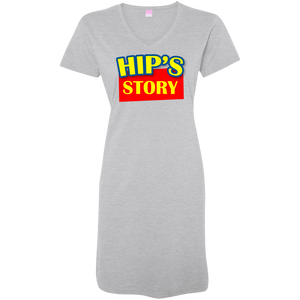 Hip Story - V Neck Tshirt Dress