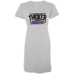Load image into Gallery viewer, Thicker Thn Snicker - V Neck Tshirt Dress
