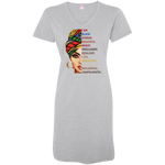 Load image into Gallery viewer, I Am A Black Woman - - V Neck Tshirt Dress
