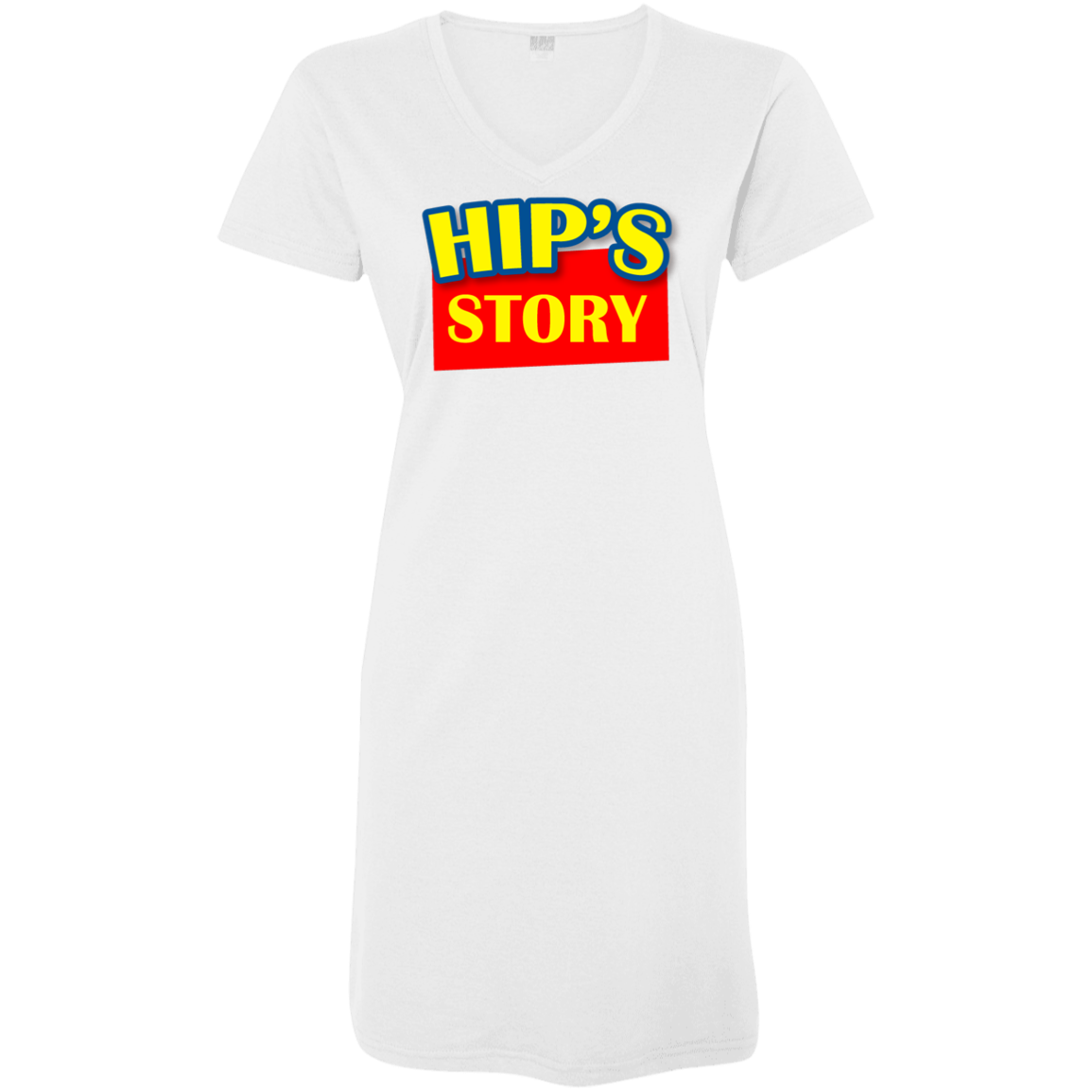 Hip Story - V Neck Tshirt Dress