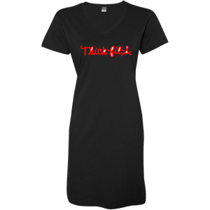 Thick Fil A wb - V Neck Tshirt Dress