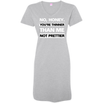 Load image into Gallery viewer, Thinner no Prettier - V Neck Tshirt Dress
