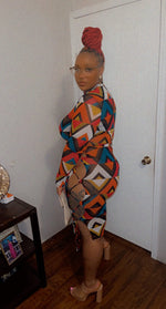 Load image into Gallery viewer, Kelis Aztec printed bodycon
