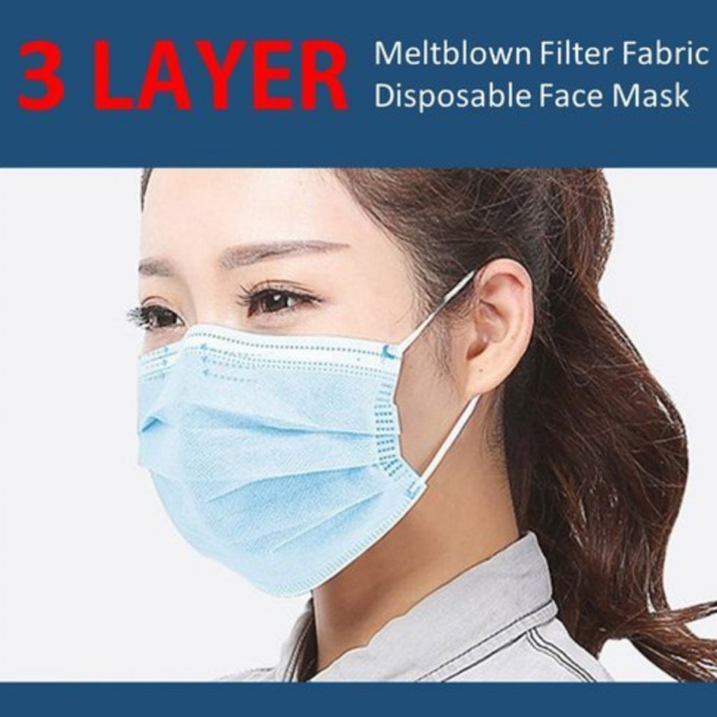 H&M Adult - 4-3 Layer facial mask-Med 1 - 3 Layer facial mask-kusheclothing