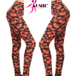 Load image into Gallery viewer, Football - Plus size extra plus football themed leggings with ball design
