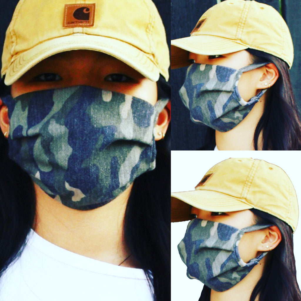 H&W Cami - camouflage printed cloth face mask-H&W Cami - camouflage printed cloth face mask-kusheclothing