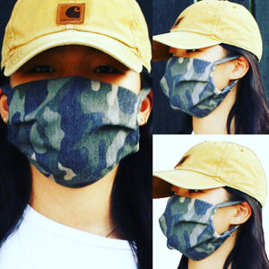 H&W Cami - camouflage printed cloth face mask-H&W Cami - camouflage printed cloth face mask-kusheclothing