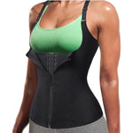 Load image into Gallery viewer, Cindy- Plus size zip up waist trainer with straps-Cindy- Plus size zip up waist trainer with straps-kusheclothing
