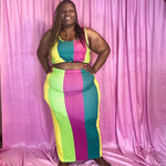 Load image into Gallery viewer, Sherbet - cropped maxi skirt set
