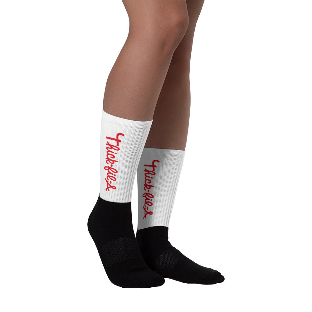 Thickfila - Black Bottom Socks-kusheclothing